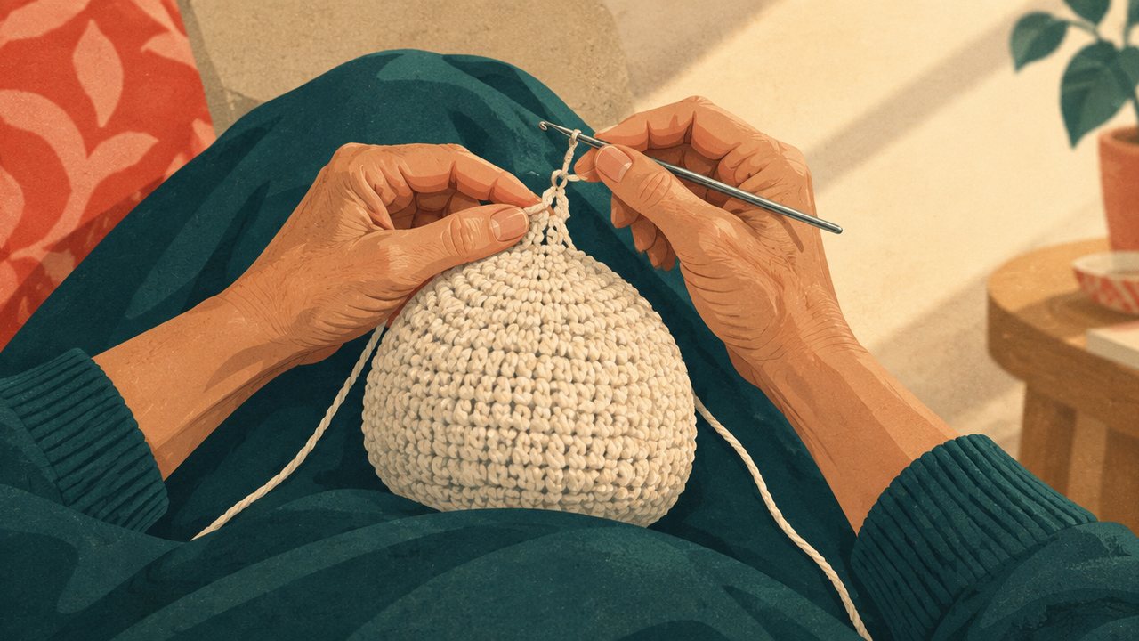 Illustration zur Meldung: Mit 73 häkelt sie Brustprothesen und verschenkt sie