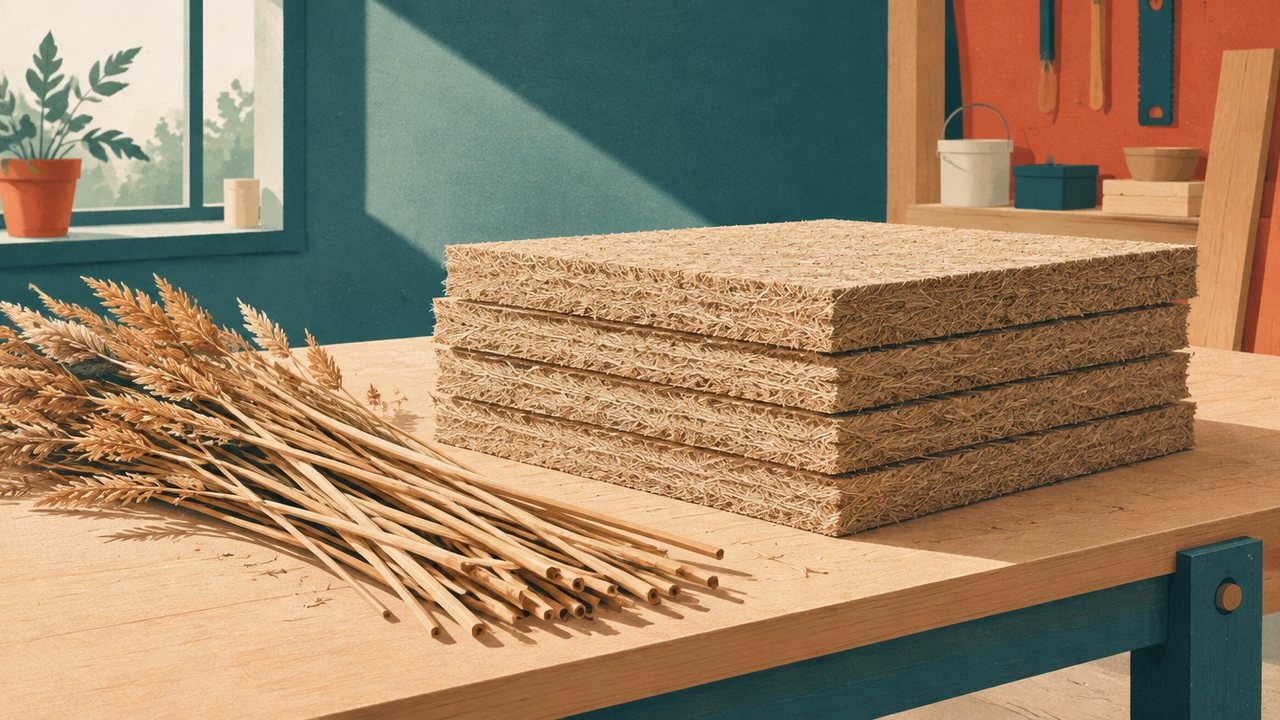 Illustration zur Meldung: Dämmplatten aus Moorpflanzen: Biomasse aus wiedervernässten Mooren dämmt im Fraunhofer-Test wie Holzfaser