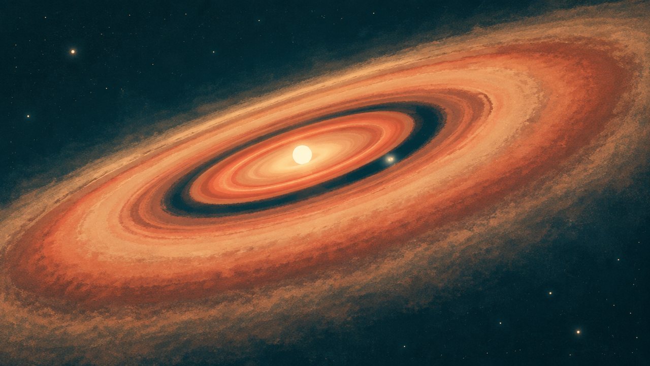 Illustration zur Meldung: Der jüngste Planet, den wir kennen, ist keine Million Jahre alt