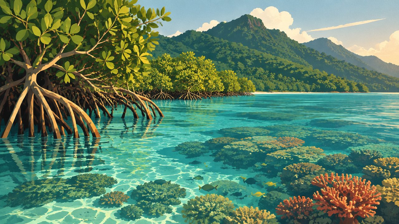 Illustration zur Meldung: Kolumbien vergrößert ein Schutzgebiet an der Grenze zu Panama um mehr als das Dreifache
